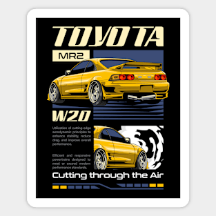 Toyota MR2 W20 Car Magnet